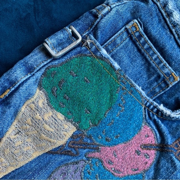 ZADIG & VOLTAIRE DENIM SHORTS - Picture 9 of 15